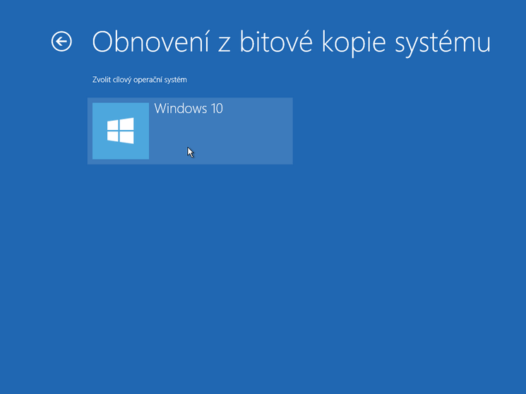 Jak obnovit Windows z bitové kopie systému