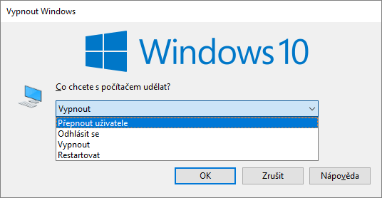 Jak se ve Windows přihlásit (přepnout) na jiný účet